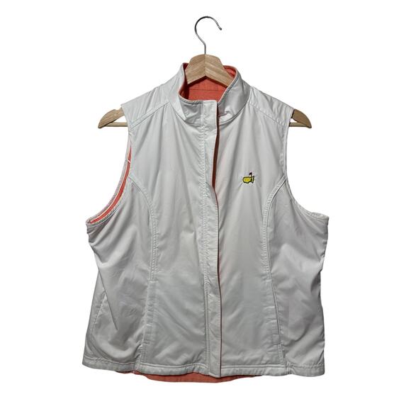 Masters Golf Magnolia Lane Women's Reversible Puffer Vest Full Zip Augusta Sz M - Picture 1 of 14